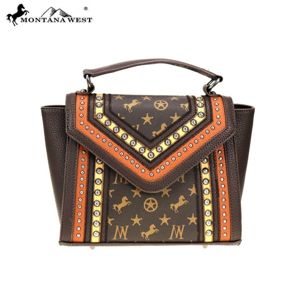 NWT Montana West Signature Monogram Tote/Crossbody